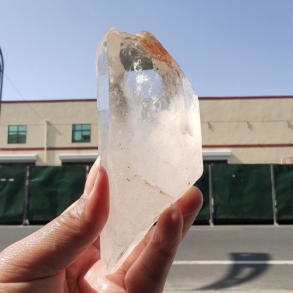 435g Bright LEMURIAN Healer Quartz Crystal RECORD KEEPER Dazzling - Bild 5 von 12